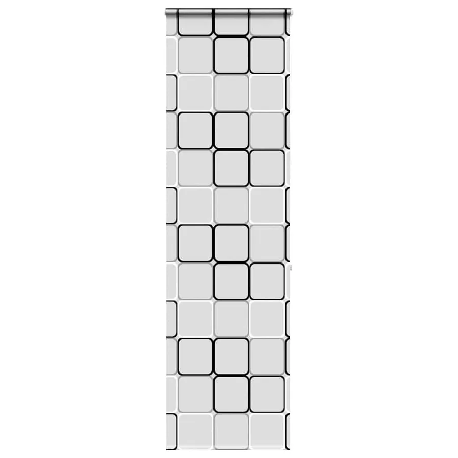 Store enrouleur de douche avec cassette largeur du tissu 56 cm