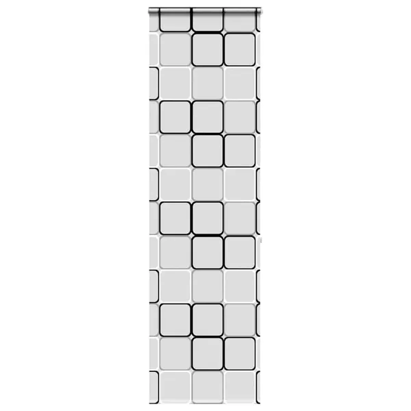 Store enrouleur de douche avec cassette largeur du tissu 56 cm
