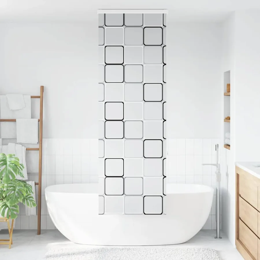 Store enrouleur de douche avec cassette largeur du tissu 56 cm - 2