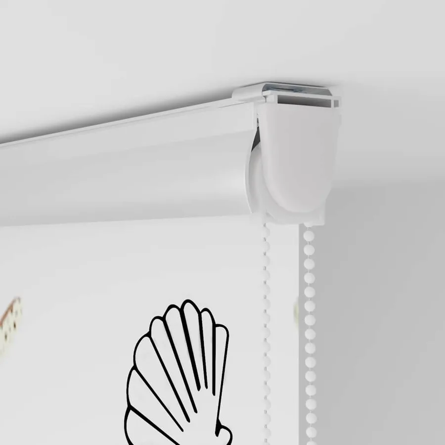 Store enrouleur de douche avec cassette largeur du tissu 66 cm - 9