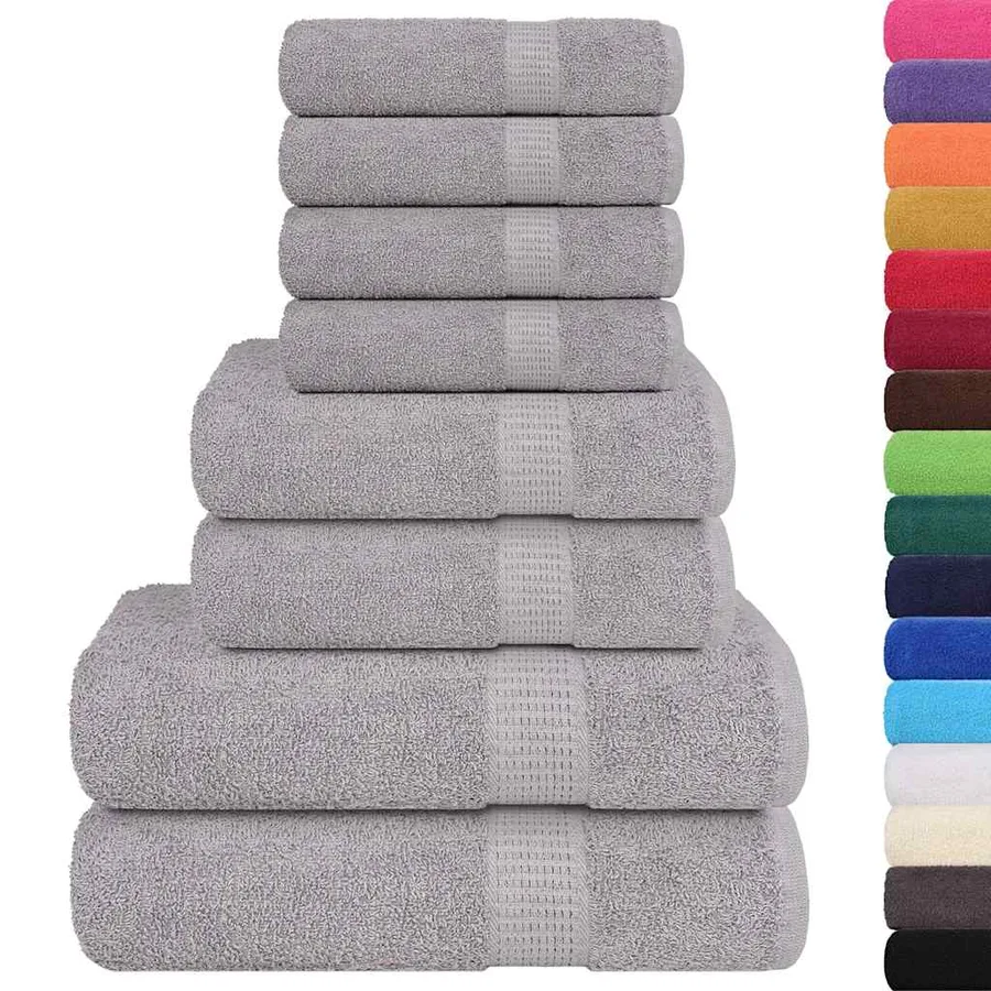 Ensemble de serviettes FROGN 8 pcs gris 360 g/m² - 2