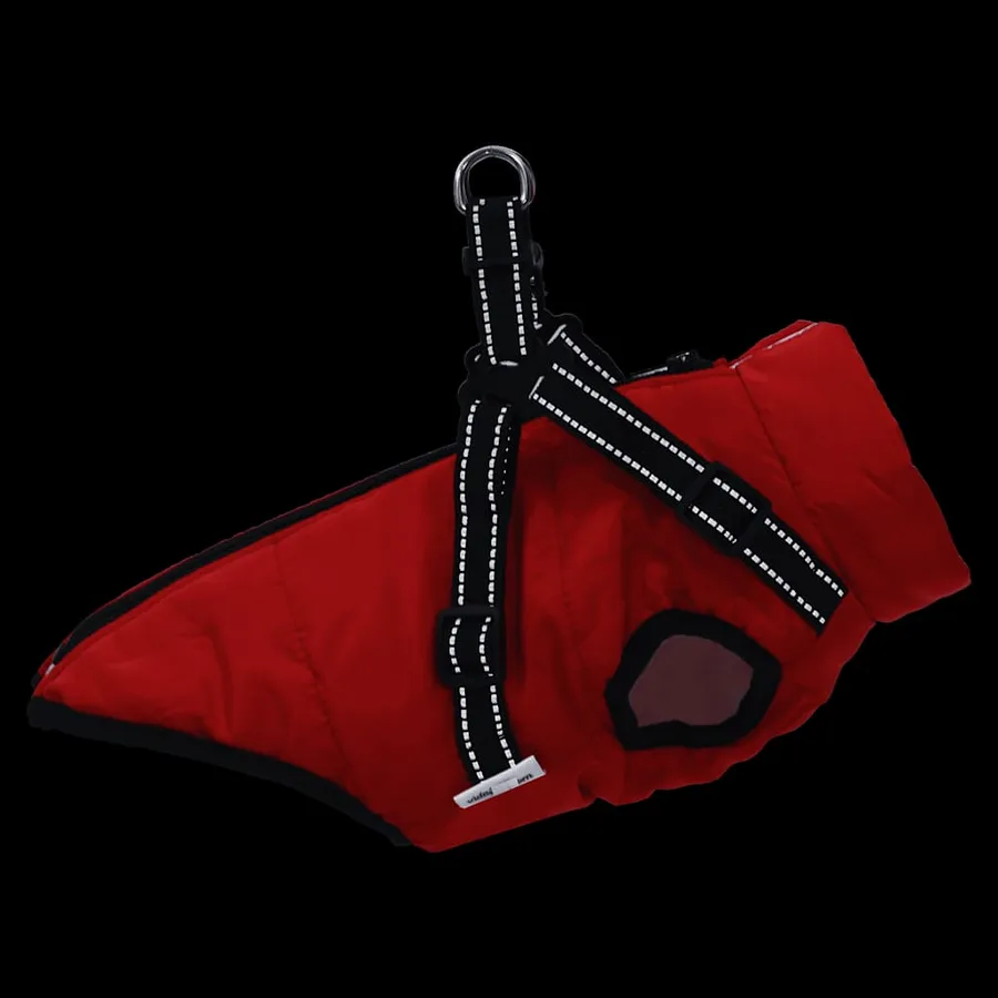 Manteau pour chiens avec harnais imperméable réfléchissant L36 - 6