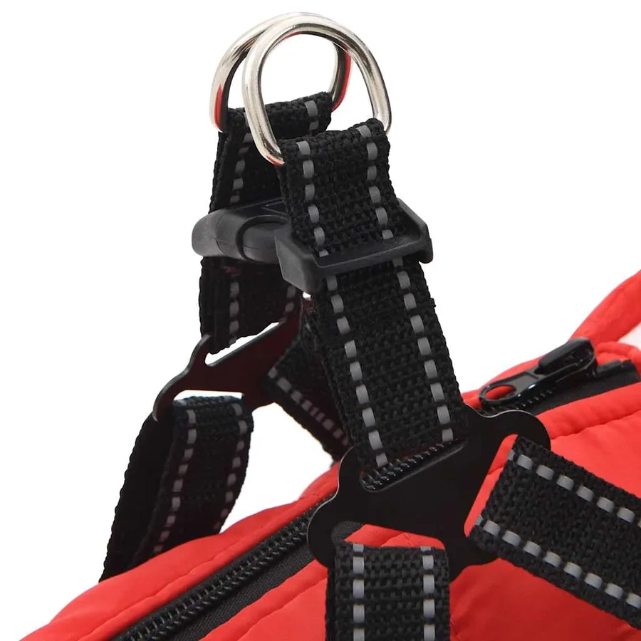 Manteau pour chiens avec harnais imperméable réfléchissant L36 - 8