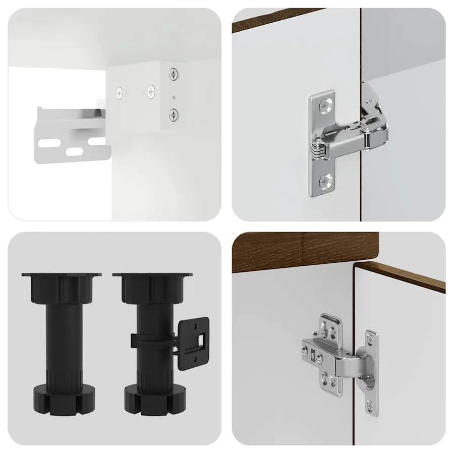Ensemble d'armoires de cuisine 8 pcs Kalmar bois d'ingénierie - 7