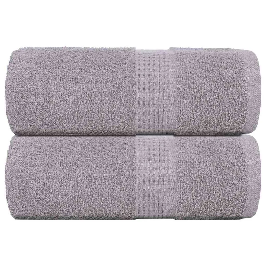 Serviettes d'invité FROGN 2 pcs gris 30x50 cm 360 g/m²