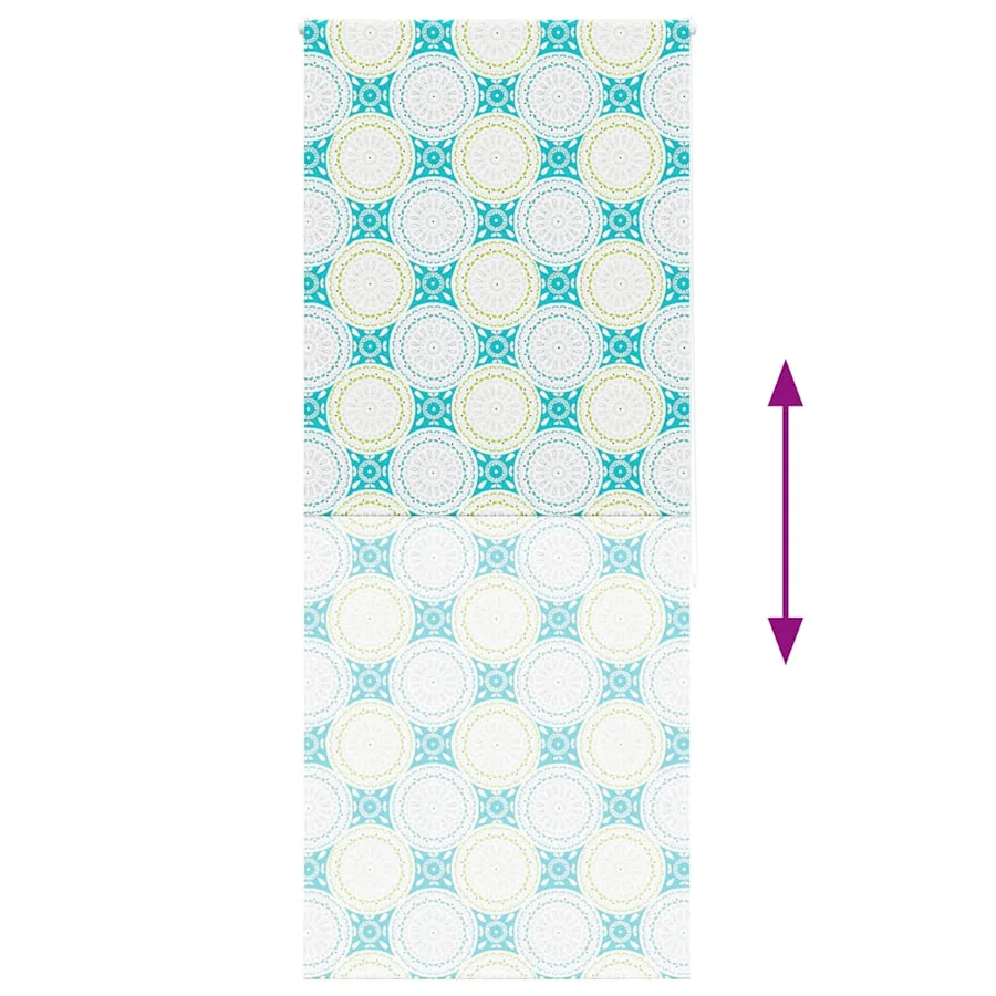 Store enrouleur de douche 90x240 cm largeur du tissu 86 cm - 5