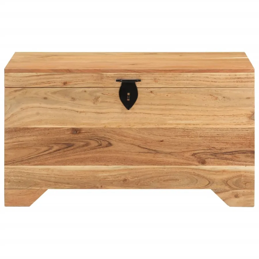 Coffre de rangement Bois d'acacia solide - 2