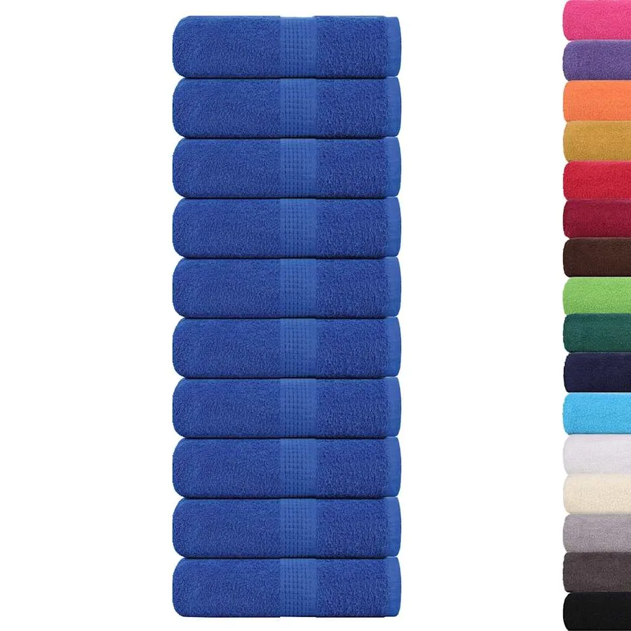Serviettes d'invité FROGN 10 pcs bleu 30x50 cm 360 g/m² - 2