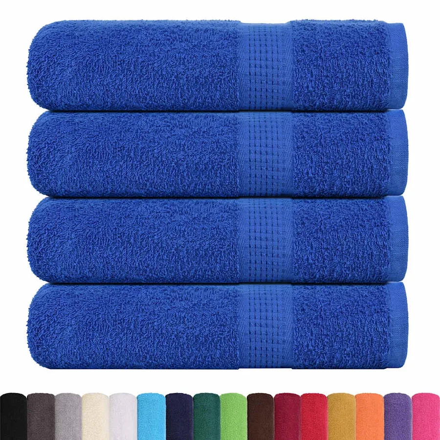 Serviettes de douche FROGN 4 pcs bleu 70x140 cm 360 g/m² - 2