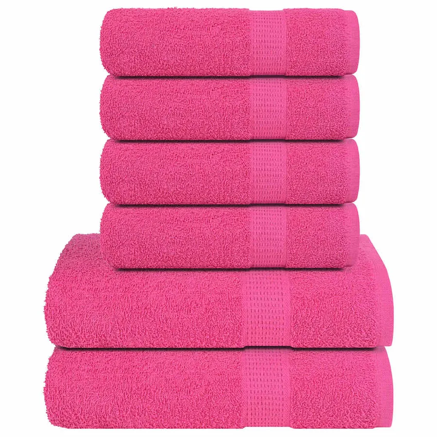 Ensemble de serviettes FROGN 6 pcs rose 360 g/m²