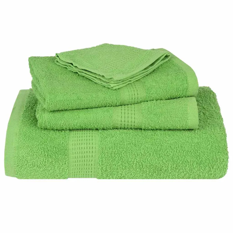 Serviettes d'invité FROGN 10pcs vert pomme 30x50cm 360 g/m² - 4