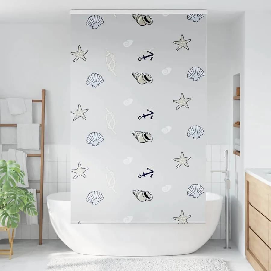 Store enrouleur de douche avec cassette largeur du tissu 126 cm - 2