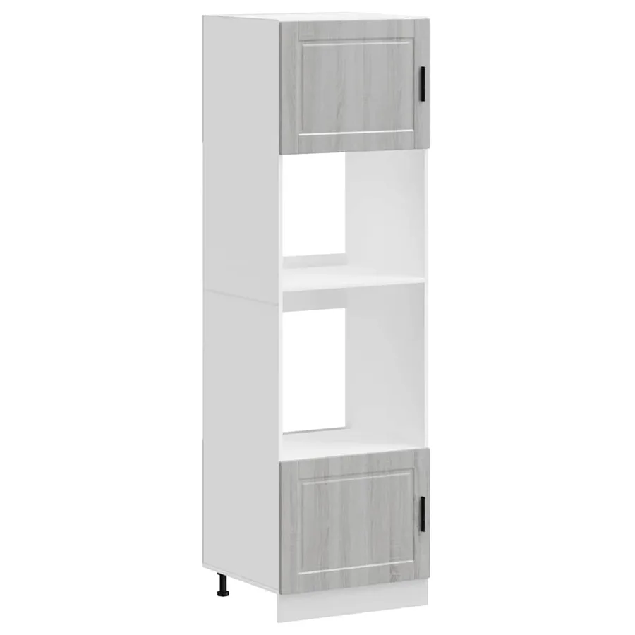 Armoires de four 2 pcs Porto sonoma gris bois d'ingénierie - 2