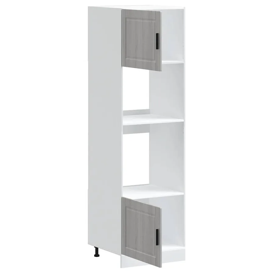 Armoires de four 2 pcs Porto sonoma gris bois d'ingénierie - 5