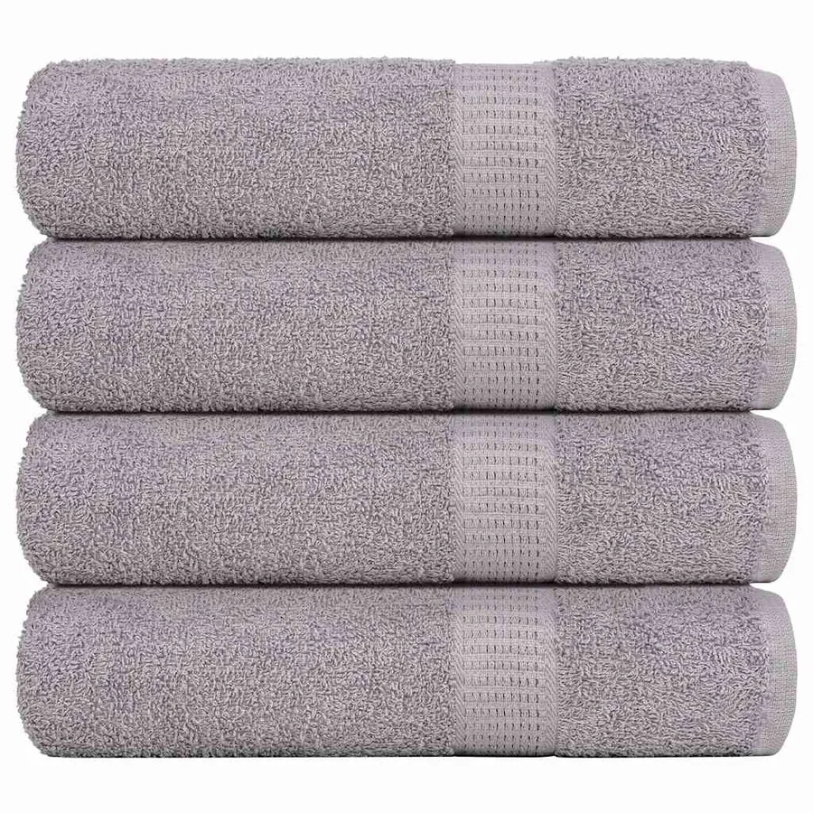 Essuie-mains FROGN 4 pcs gris 50x100 cm 360 g/m²