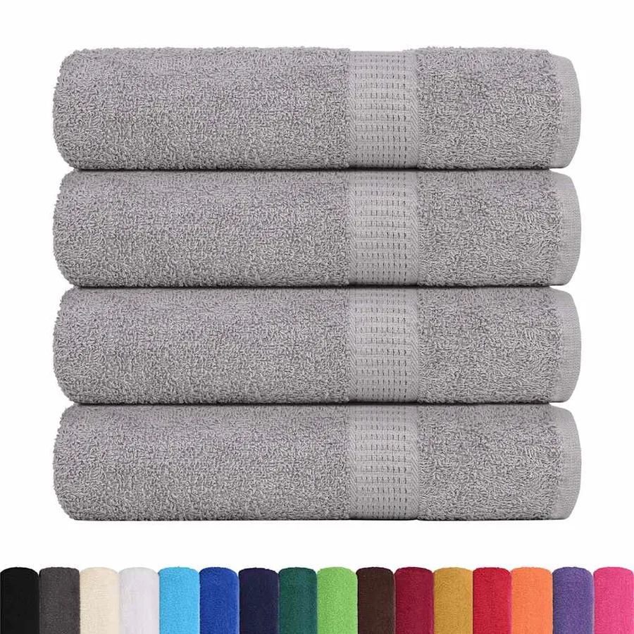 Essuie-mains FROGN 4 pcs gris 50x100 cm 360 g/m² - 2