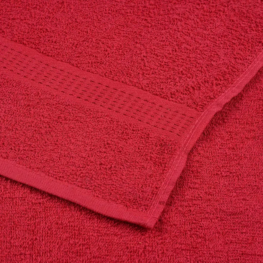 Serviettes de douche FROGN 2 pcs rouge 70x140 cm 360 g/m² - 6