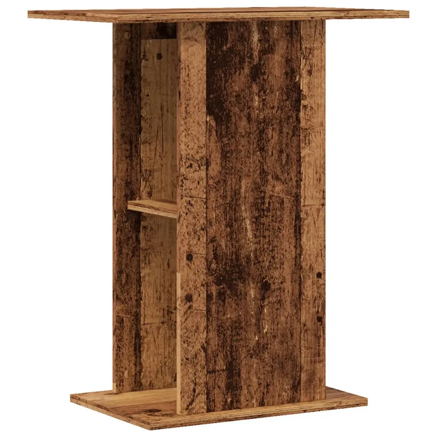 Support d'aquarium vieux bois 36x60,5x72,5 cm bois d'ingénierie - 2