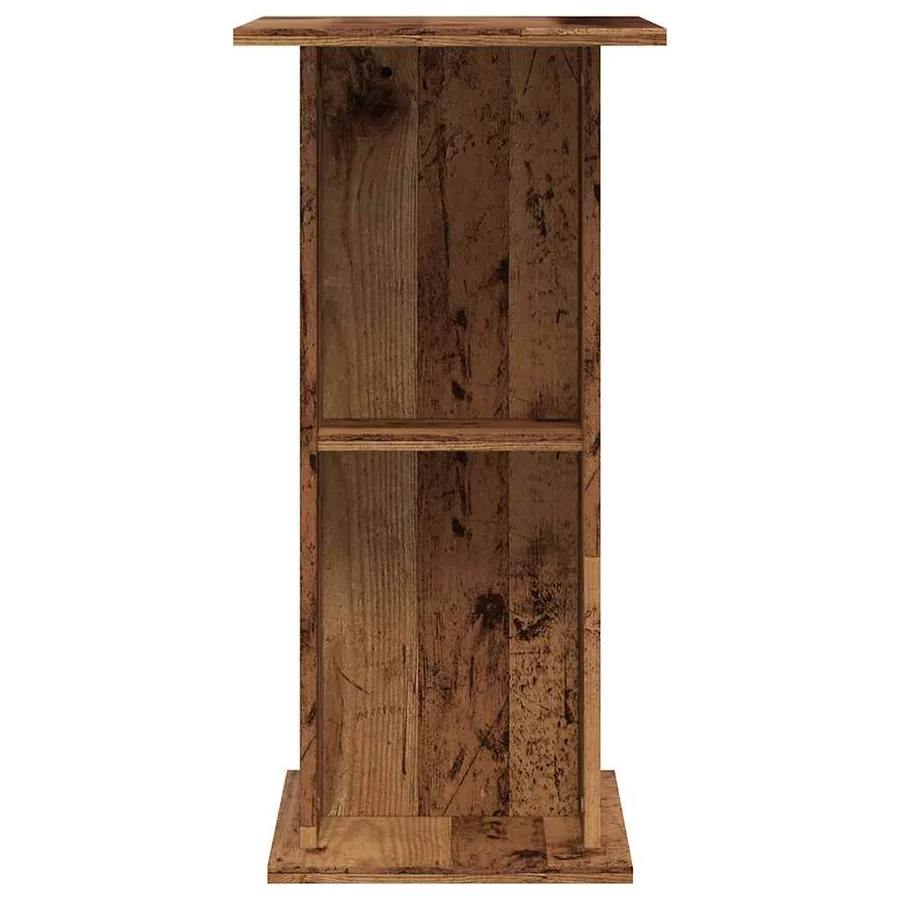 Support d'aquarium vieux bois 36x60,5x72,5 cm bois d'ingénierie - 5