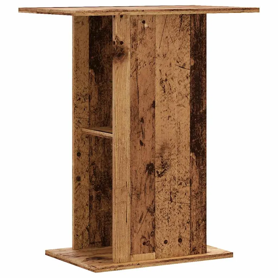 Support d'aquarium vieux bois 36x60,5x72,5 cm bois d'ingénierie - 6