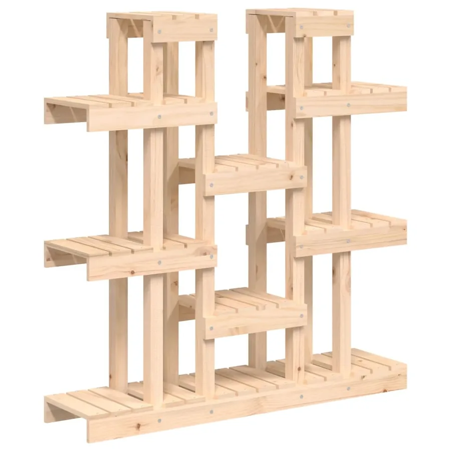 Support à plantes 104,5x25x109,5 cm Bois massif de pin - 2