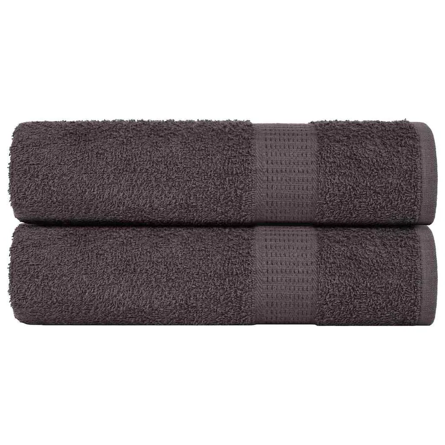 Serviettes de douche FROGN 2 pcs anthracite 70x140 cm 360 g/m²