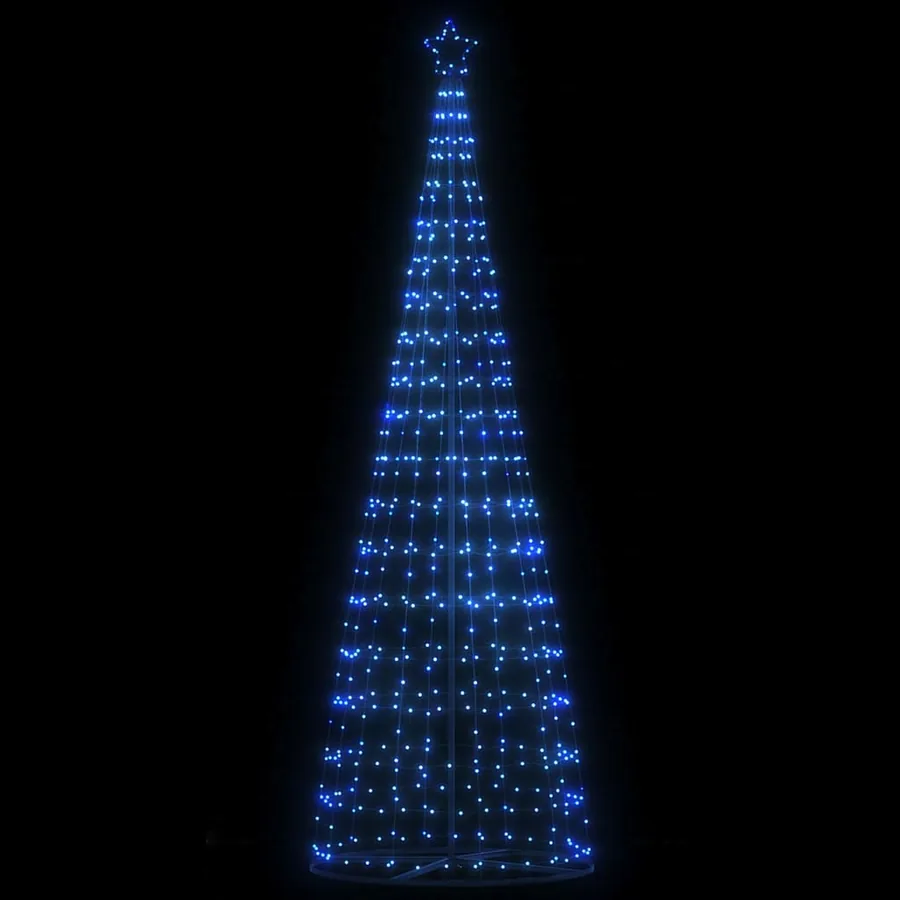 Sapin de Noël à LED 550 LED bleu 300 cm