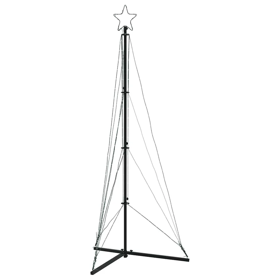 Sapin de Noël à LED 363 LED blanc froid 182 cm - 6
