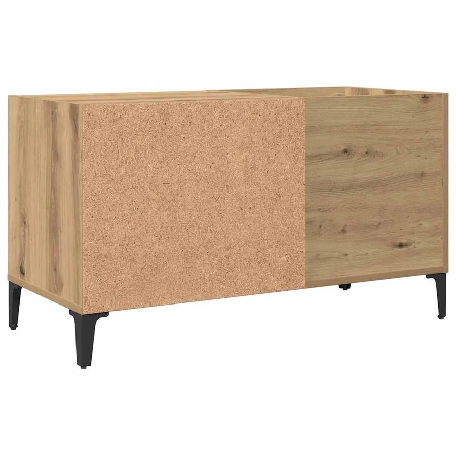 Armoire à disques chêne artisanal 84,5x38x48 cm bois ingénierie - 6