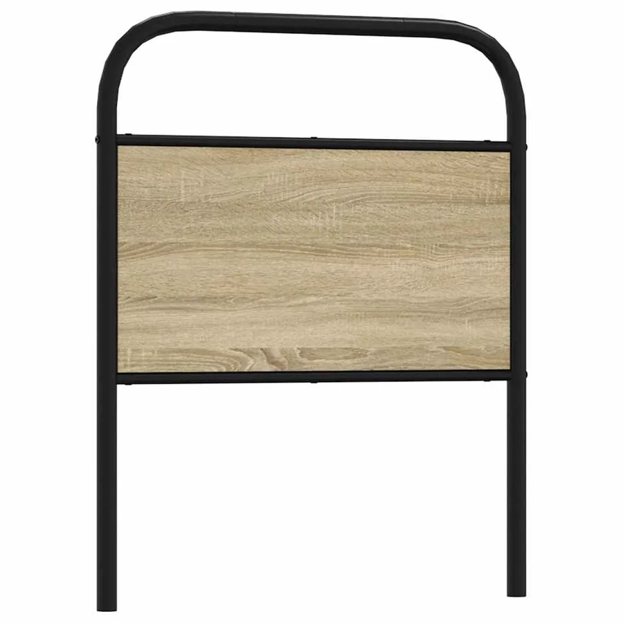 Tête de lit de remplacement chêne sonoma 80 cm acier et bois d'ingénierie