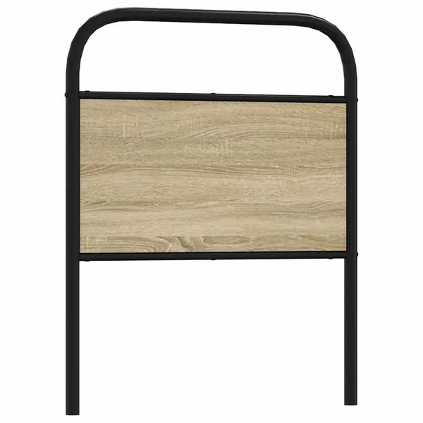 Tête de lit de remplacement chêne sonoma 80 cm acier et bois d'ingénierie