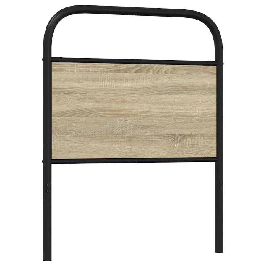 Tête de lit de remplacement chêne sonoma 80 cm acier et bois d'ingénierie - 5