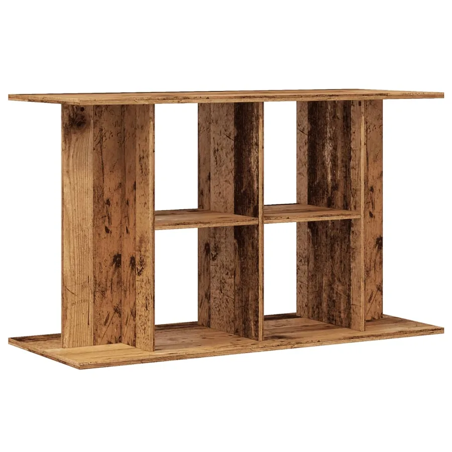 Support pour aquarium vieux bois 100x40x60 cm bois d'ingénierie - 2