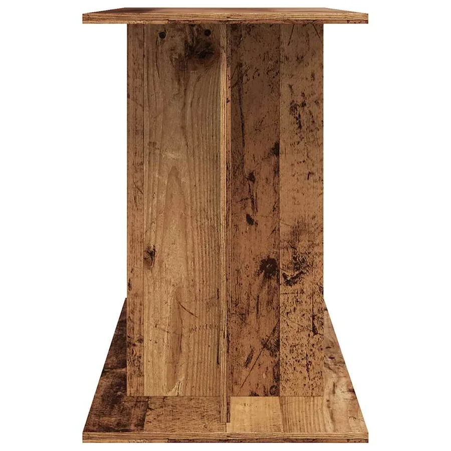Support pour aquarium vieux bois 100x40x60 cm bois d'ingénierie - 5
