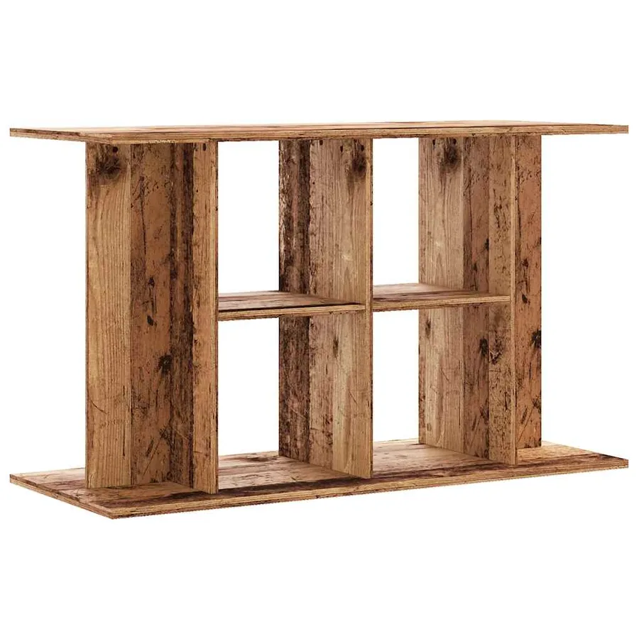 Support pour aquarium vieux bois 100x40x60 cm bois d'ingénierie - 6