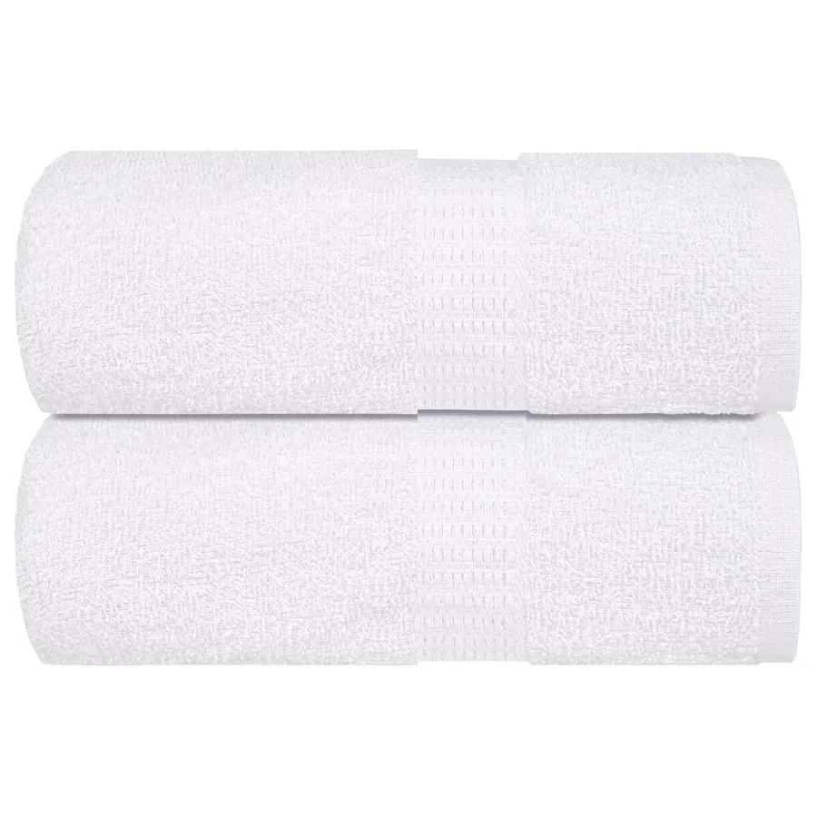 Serviettes d'invité FROGN 2 pcs blanc 30x50 cm 360 g/m²