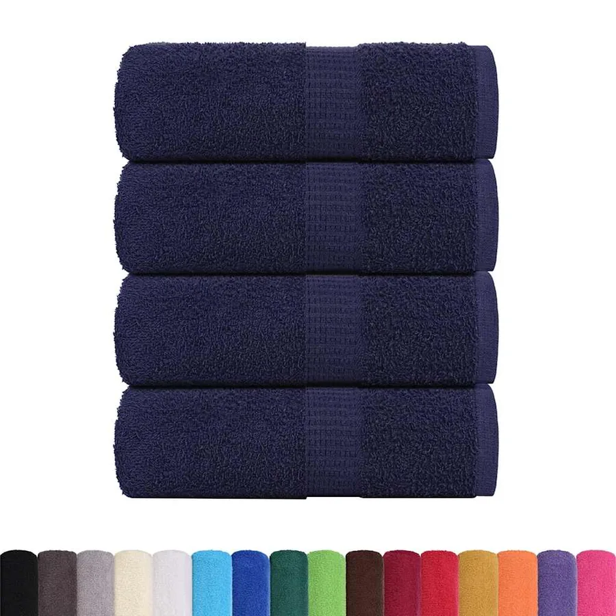 Serviettes d'invité FROGN 4 pcs bleu marine 30x50 cm 360 g/m² - 2