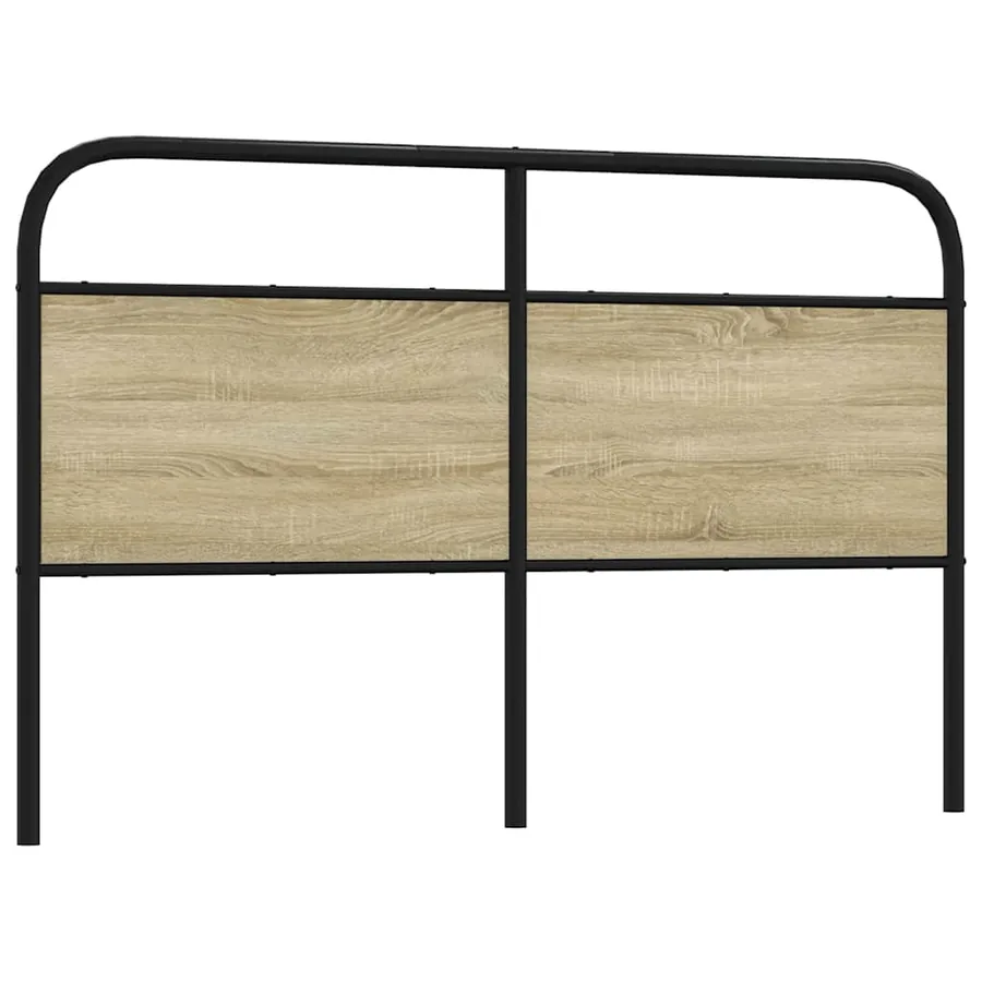 Tête de lit de remplacement chêne sonoma 160 cm acier et bois d'ingénierie