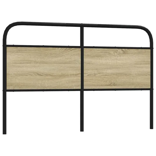 Tête de lit de remplacement chêne sonoma 160 cm acier et bois d'ingénierie