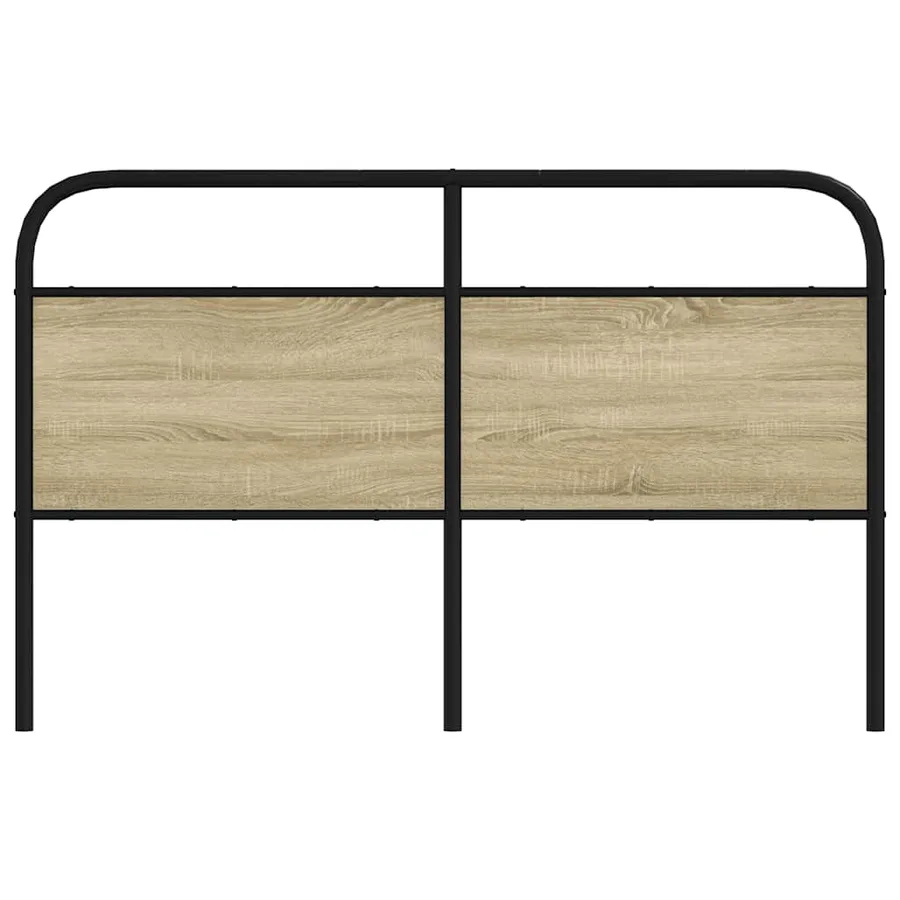 Tête de lit de remplacement chêne sonoma 160 cm acier et bois d'ingénierie - 3