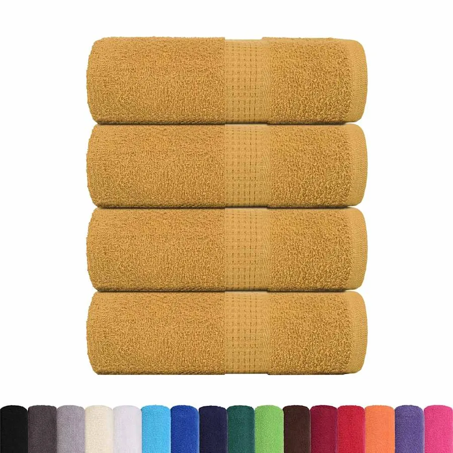 Serviettes d'invité FROGN 4 pcs doré 30x50 cm 360 g/m² - 2