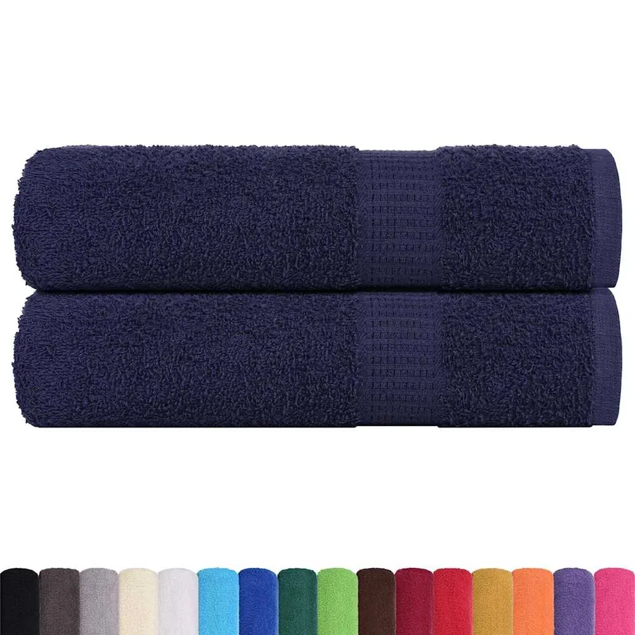 Essuie-mains FROGN 2 pcs bleu marine 50x100 cm 360 g/m² - 2
