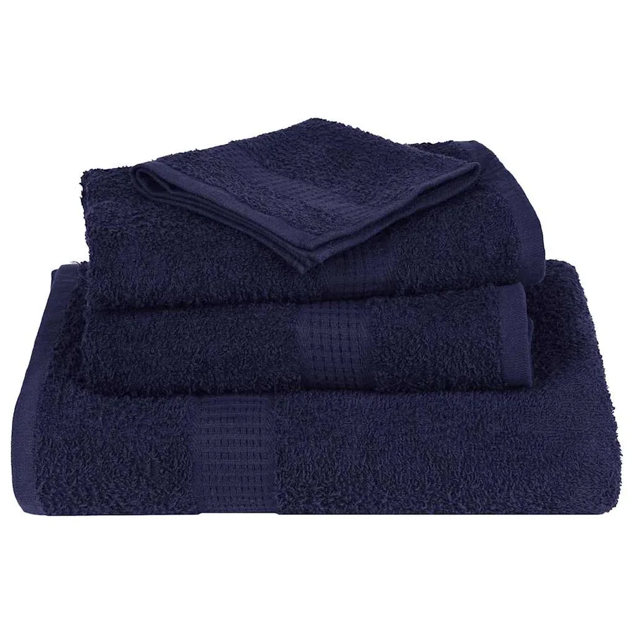 Essuie-mains FROGN 2 pcs bleu marine 50x100 cm 360 g/m² - 4