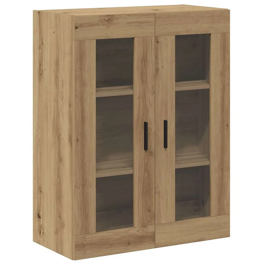 Armoire murale chêne artisanal 69,5x34x90 cm - 2