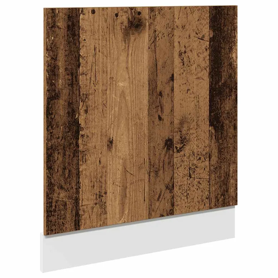 Panneau de lave-vaisselle "Lyon" vieux bois bois d'ingénierie - 2
