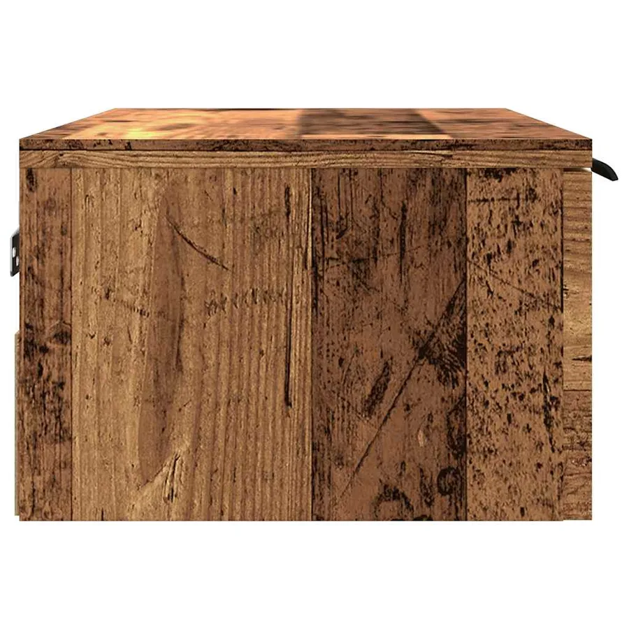 Armoire murale vieux bois 68x30x20 cm bois d'ingénierie - 6