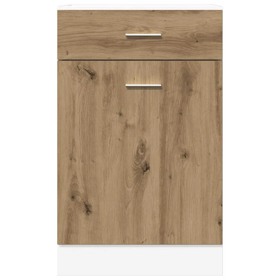 Armoire à tiroirs "Lyon" Chêne artisanal 40 x 46 x 81,5 cm Bois d'ingénierie - 4