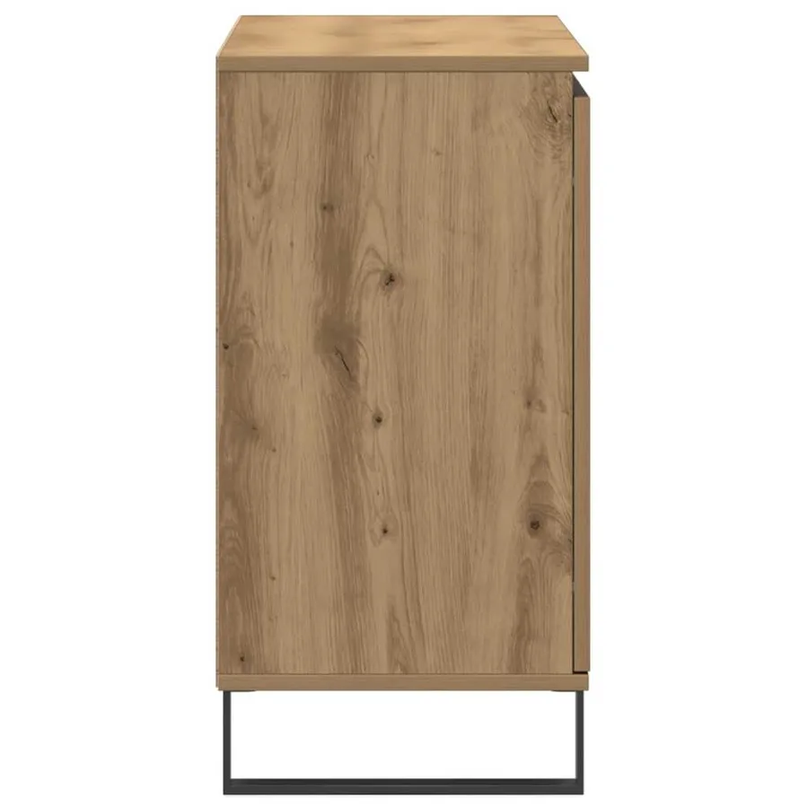 Buffet chêne artisanal 101,5x35x70 cm bois d'ingénierie - 5