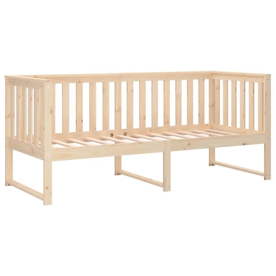 Lit de jour sans matelas 80x200 cm bois de pin massif - 7