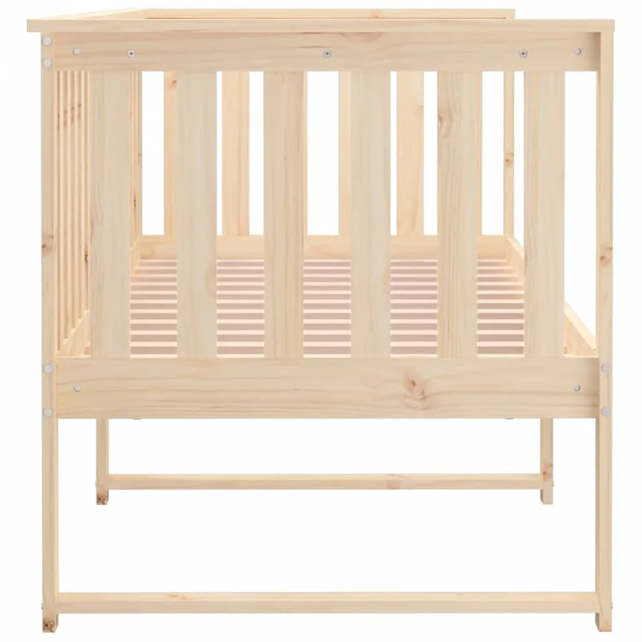 Lit de jour sans matelas 80x200 cm bois de pin massif - 9